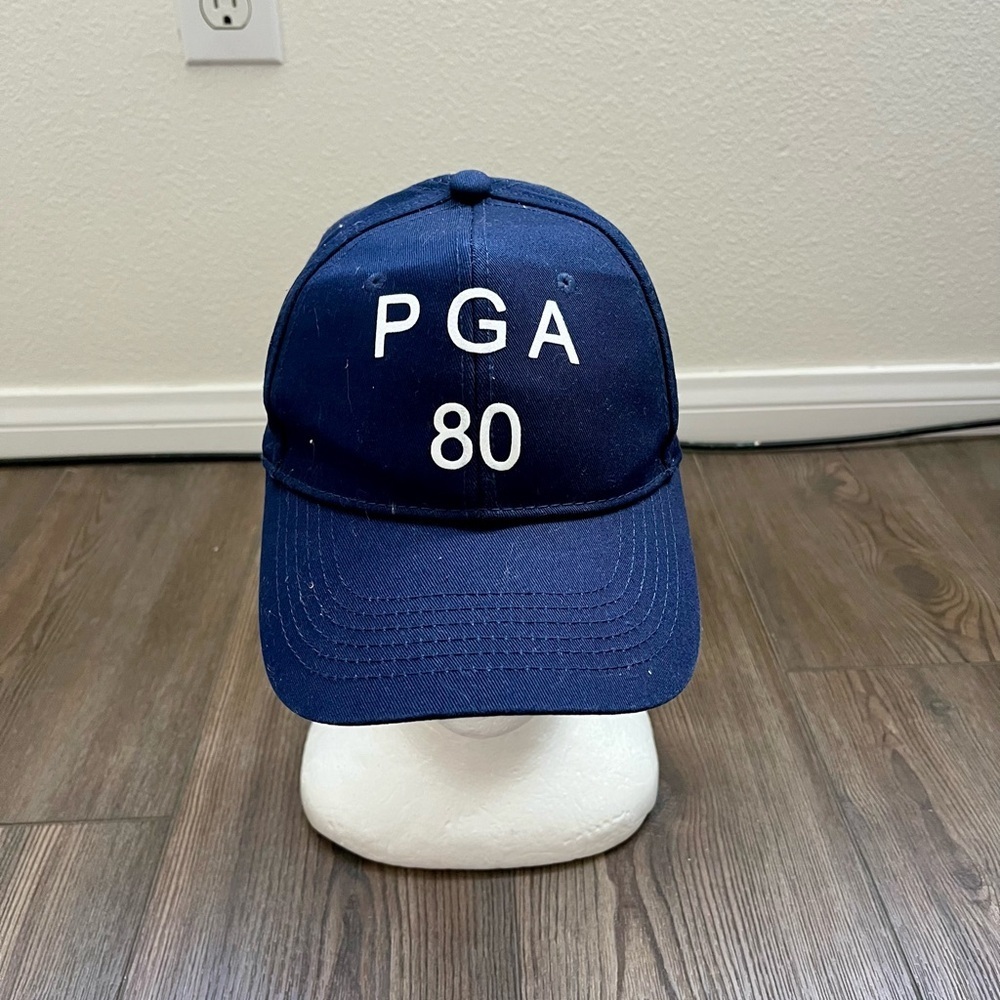 Navy Blue Baseball Cap with White Embroidery